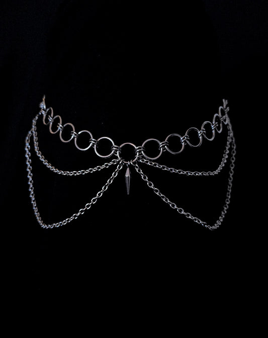 Ras-de-cou en Anneaux et Chaînes La Vouivre Jewellery