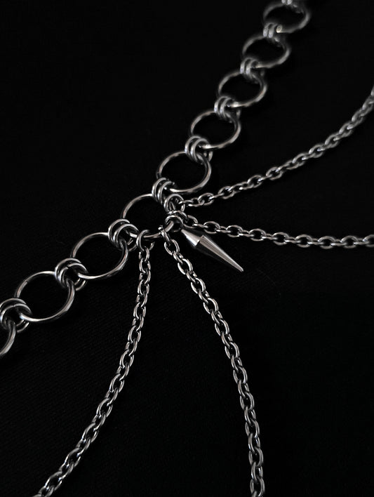 Ras-de-cou en Anneaux et Chaînes La Vouivre Jewellery