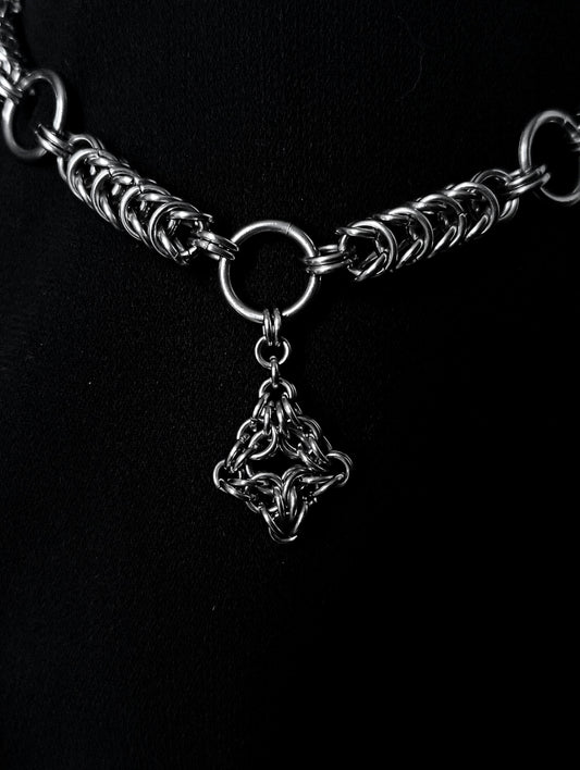 Collier "Astarté" Chaîne en Anneaux La Vouivre Jewellery
