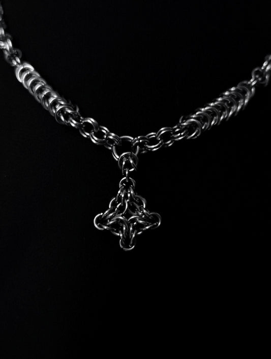 Collier "Astéria" Chaîne en Anneaux La Vouivre Jewellery